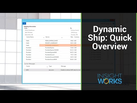 Shipping for Dynamics 365 Business Central and Microsoft NAV - Quick Overview