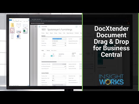 DocXtender: Document Drag &amp; Drop for Business Central