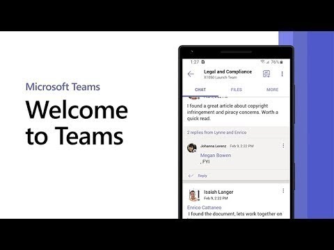 Welcome to Microsoft Teams